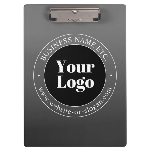 Your Business Logo or Design & Editable Text Clipboard (Front)