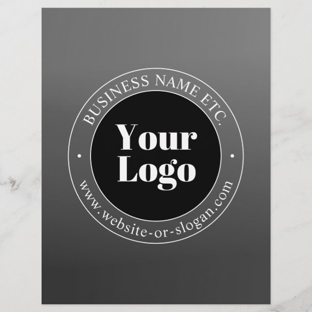 Your Business Logo or Design & Editable Text Flyer (Front)