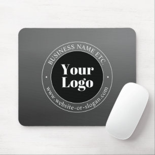 Your Business Logo or Design & Editable Text Mouse Pad