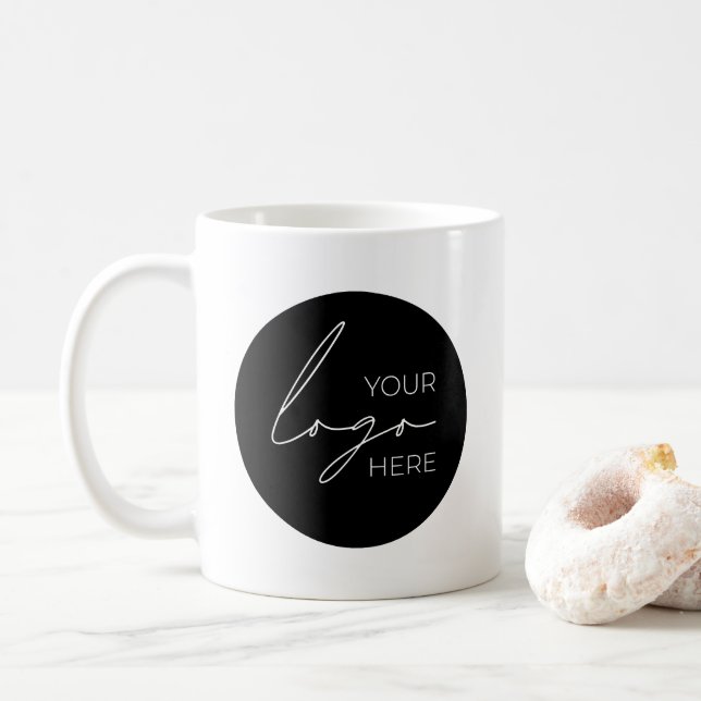 Your Business Logo Promotional Business Company Coffee Mug (With Donut)