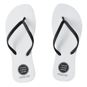 Your Business Logo Promotional Business Company Flip Flops