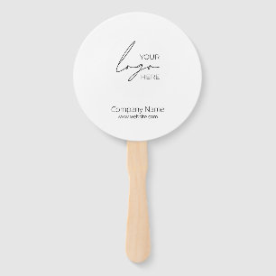 Your Business Logo Promotional Business Company Hand Fan