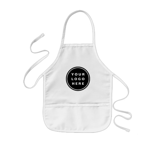 Your Business Logo Promotional Business Company Kids Apron (Front)