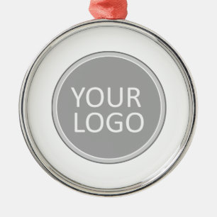 Your Business Logo Promotional Business Company Metal Ornament