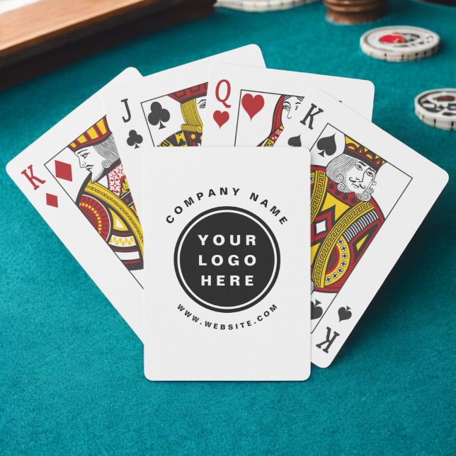 Your Business Logo Promotional Business Company Playing Cards (Creator Uploaded)