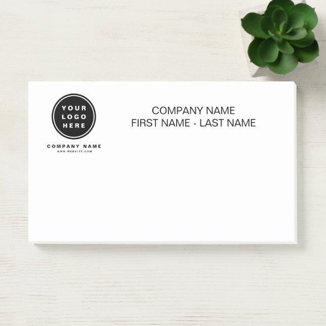 Your Business Logo Promotional Business Company Post-it Notes (Office)