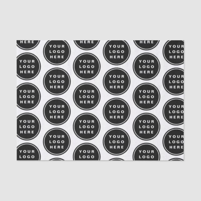 Your Business Logo Promotional Business Company Tissue Paper (Front)