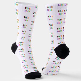 Your Business Logo Promotional Socks Choose Colour