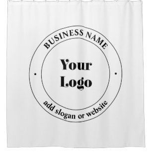 Your Business Logo & Promotional Text White