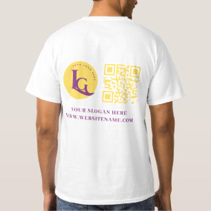Your Business Logo Qr Code Custom T-Shirt