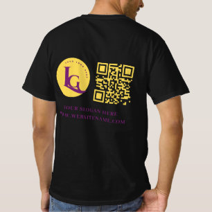 Your Business Logo Qr Code Custom T-Shirt