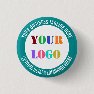 Your Business Logo Social Media Promotional Button