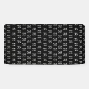 Your Business Logo   Stylish Half Step Pattern Banner