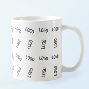 Your Business Logo Unique Logo Pattern Design Coffee Mug