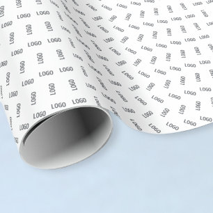 Your Business Logo   Unique Logo Pattern Design  Wrapping Paper