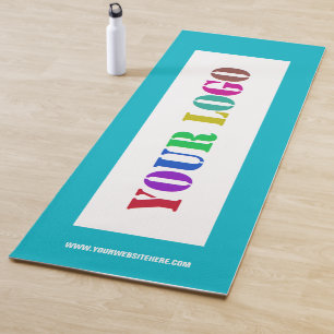 Your Business Logo Yoga Mat Custom Text and Colour