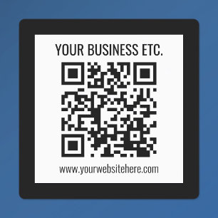 Your Business Name & Editable QR Code