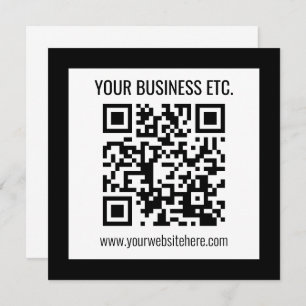 Your Business Name & Editable QR Code Program