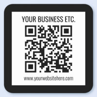 Your Business Name & Editable QR Code