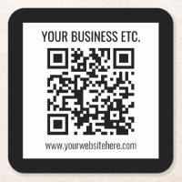 Your Business Name & Editable QR Code