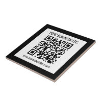 Your Business Name & Editable QR Code