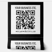Your Business Name & Editable QR Code