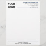 Your Business Name Info Text Letterhead with Logo<br><div class="desc">Your Colours and Font - Simple Personalized Modern Design Business Office Letterhead with Logo - Add Your Logo - Image / Business Name - Company / Address - Contact Information - Resize and move or remove and add elements / image with customization tool. Choose Your Text Colour / Font /...</div>