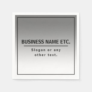 Your Business Name or Brand Etc.  Napkin