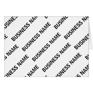Your Business Name Pattern Black & White