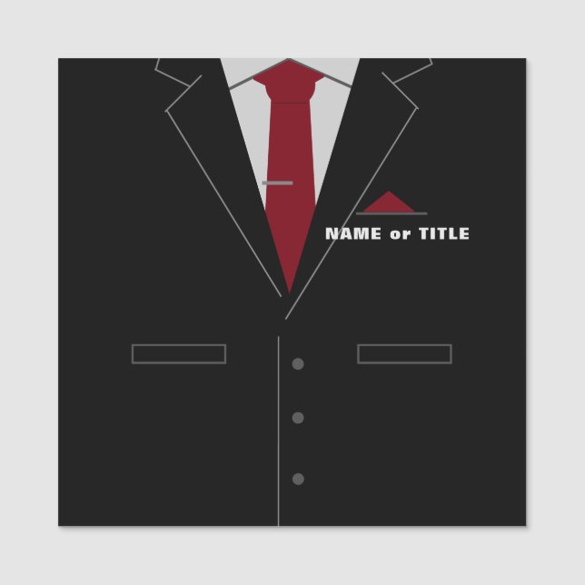 Your Business Name Tag Personalized Badge (Front)