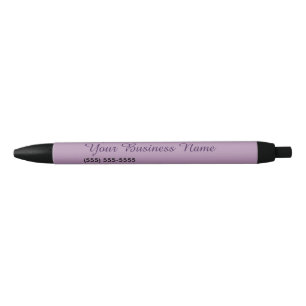 Your Business Name Website Phone Customizable Black Ink Pen