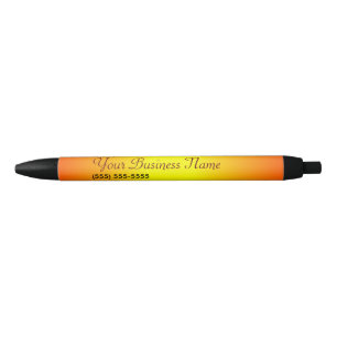 Your Business Name Website Phone Customizable Black Ink Pen