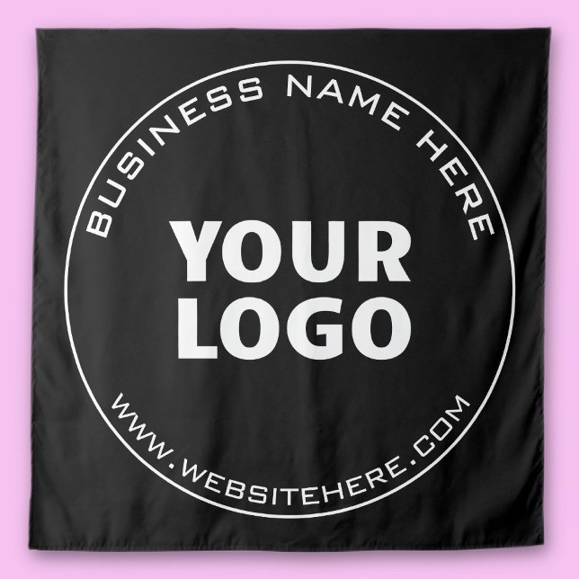 Your Business Name, Website + Uploaded Image Tapestry (Creator Uploaded)