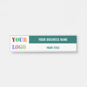 Your Business Office Logo Name Door Sign Template