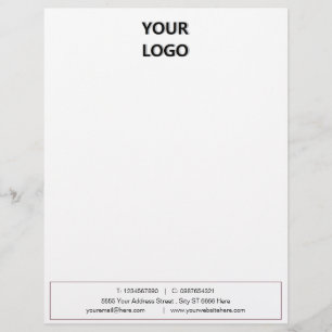 Your Business Personalized Letterhead with Logo