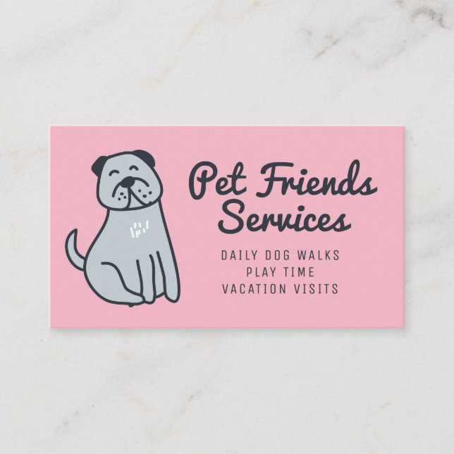 Your Business | Pet Services Card (Front)