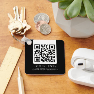 Your Business QR Code Keychain