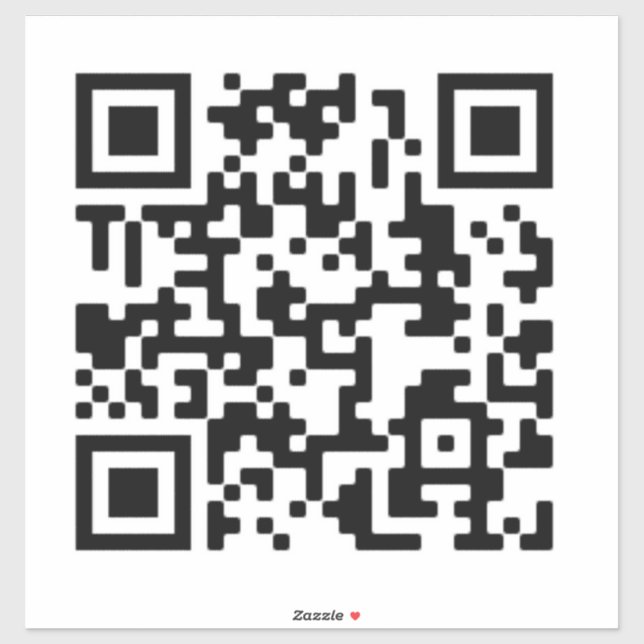 Your Business QR Code Sticker (Sheet)