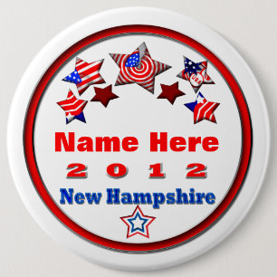 Your Candidate 6 Inch Round Button