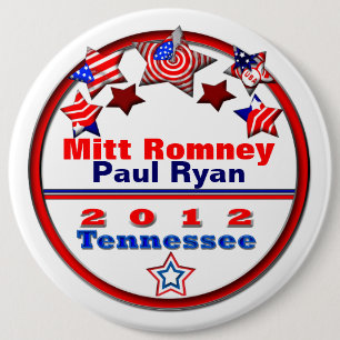 Your Candidate Tennessee 6 Inch Round Button