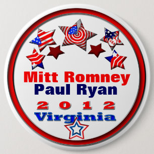 Your Candidates Virginia 6 Inch Round Button