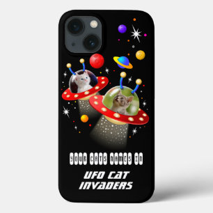 Your Cats in an Alien Spaceship UFO Sci Fi Film Ca iPhone 13 Case