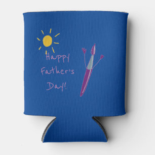 Your Child’s Artwork Father’s Day  Can Cooler