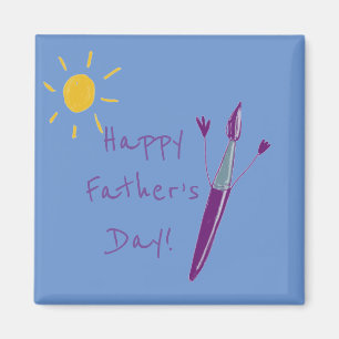 Your Child’s Artwork Father’s Day Magnet