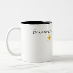Your Child’s Artwork For Grandpa Two-Tone Coffee Mug