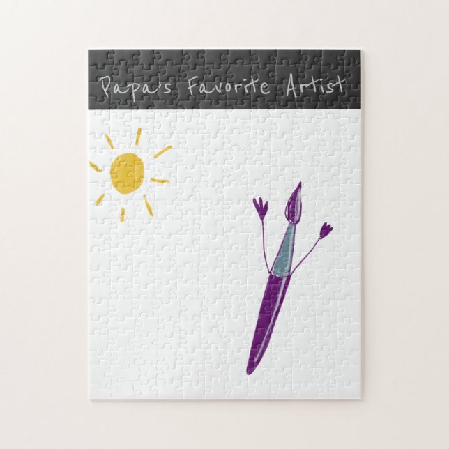 Your Child’s Artwork On A Puzzle (Vertical)