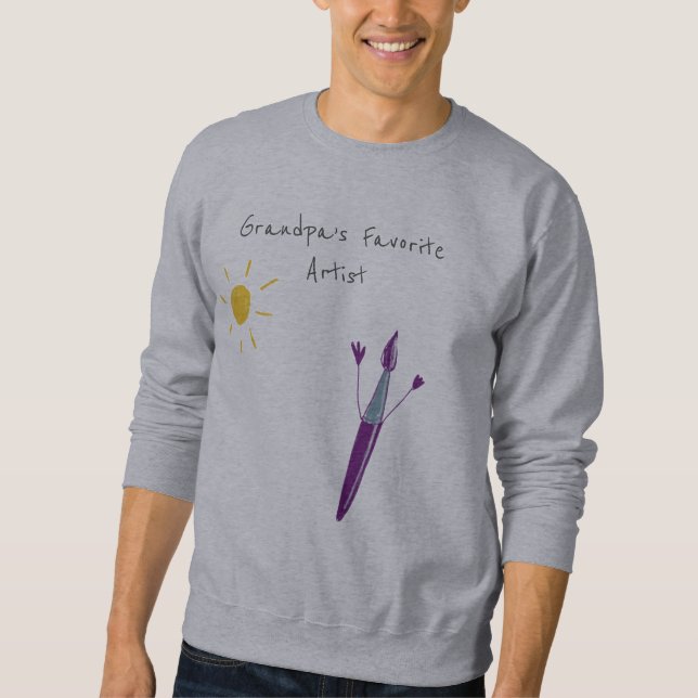 Your Child’s Artwork On A Sweatshirt (Front)