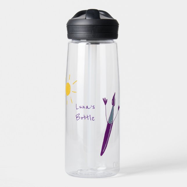 Your Child’s Artwork  Water Bottle (Front)