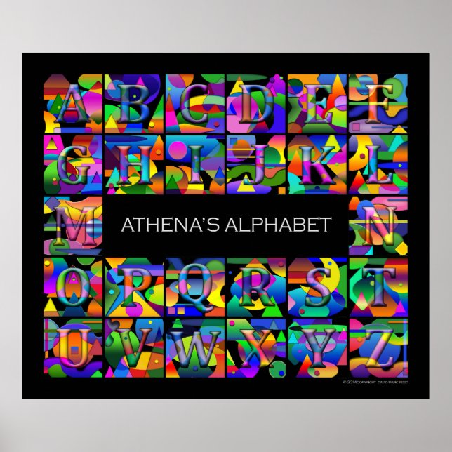 Your Child's Alphabet Poster (Front)