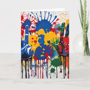 Your Childs Artwork One Of A Kind Personalized Card